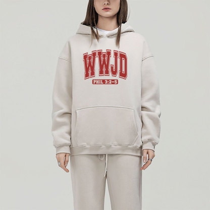 WWJD Christian Fleece Hoodie Set