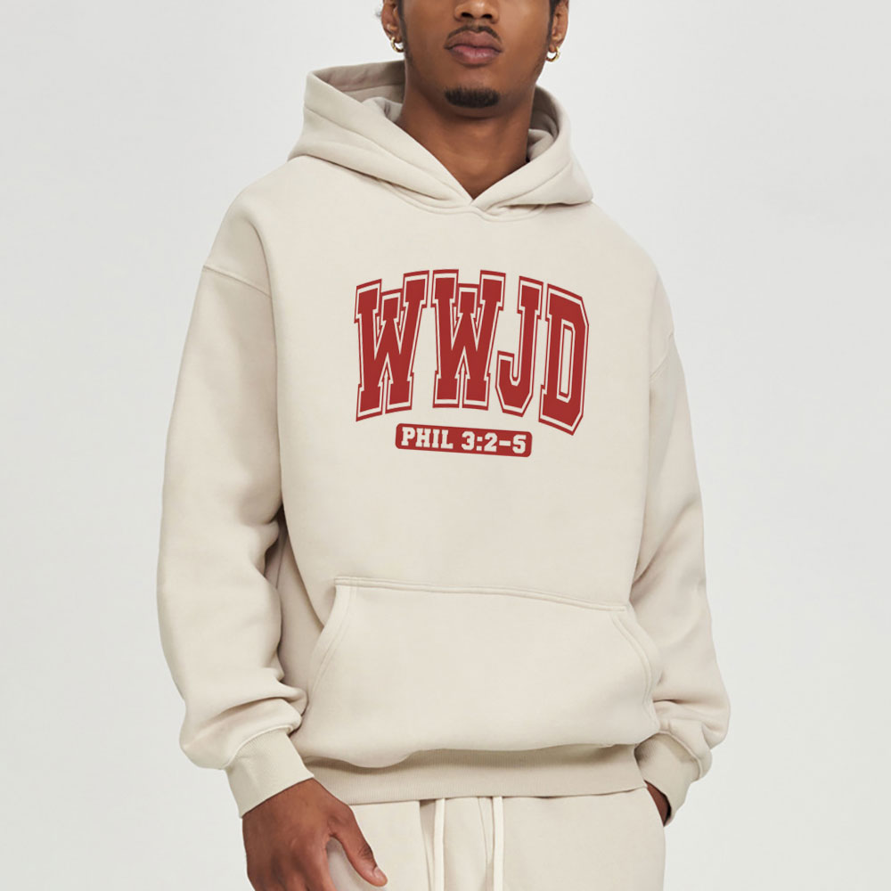 WWJD Christian Fleece Hoodie Set