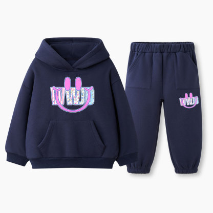 WWJD Christian Kid Fleece Hoodie Set