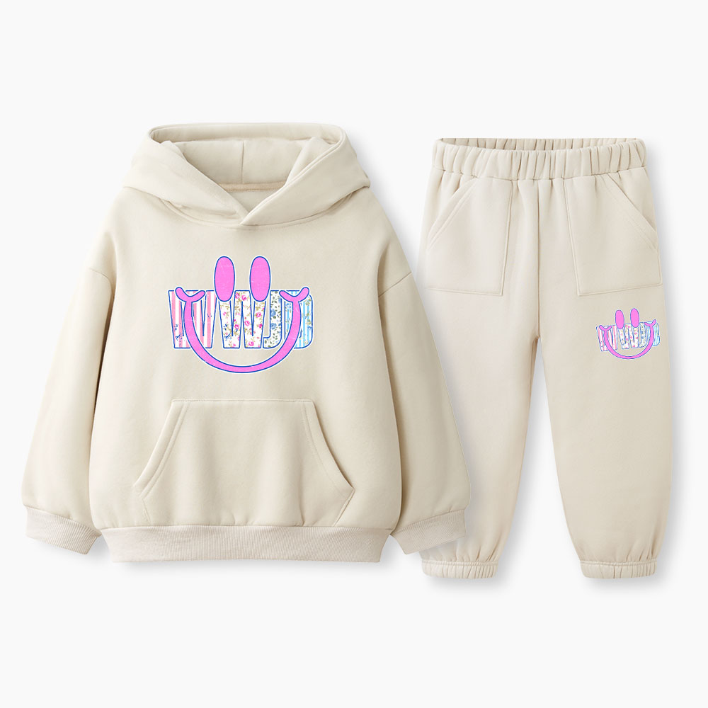 WWJD Christian Kid Fleece Hoodie Set