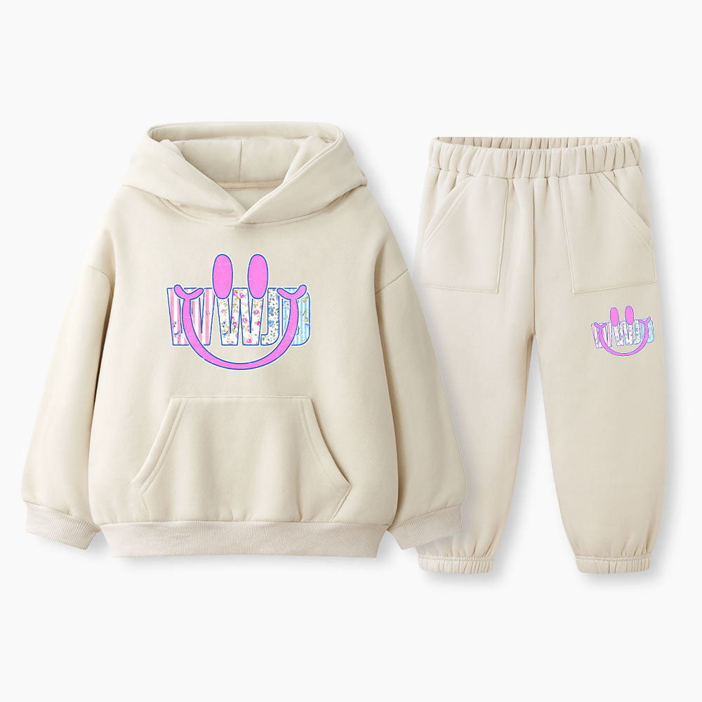 WWJD Christian Kid Fleece Hoodie Set