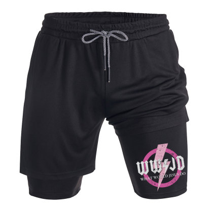 WWJD Christian Performance Shorts