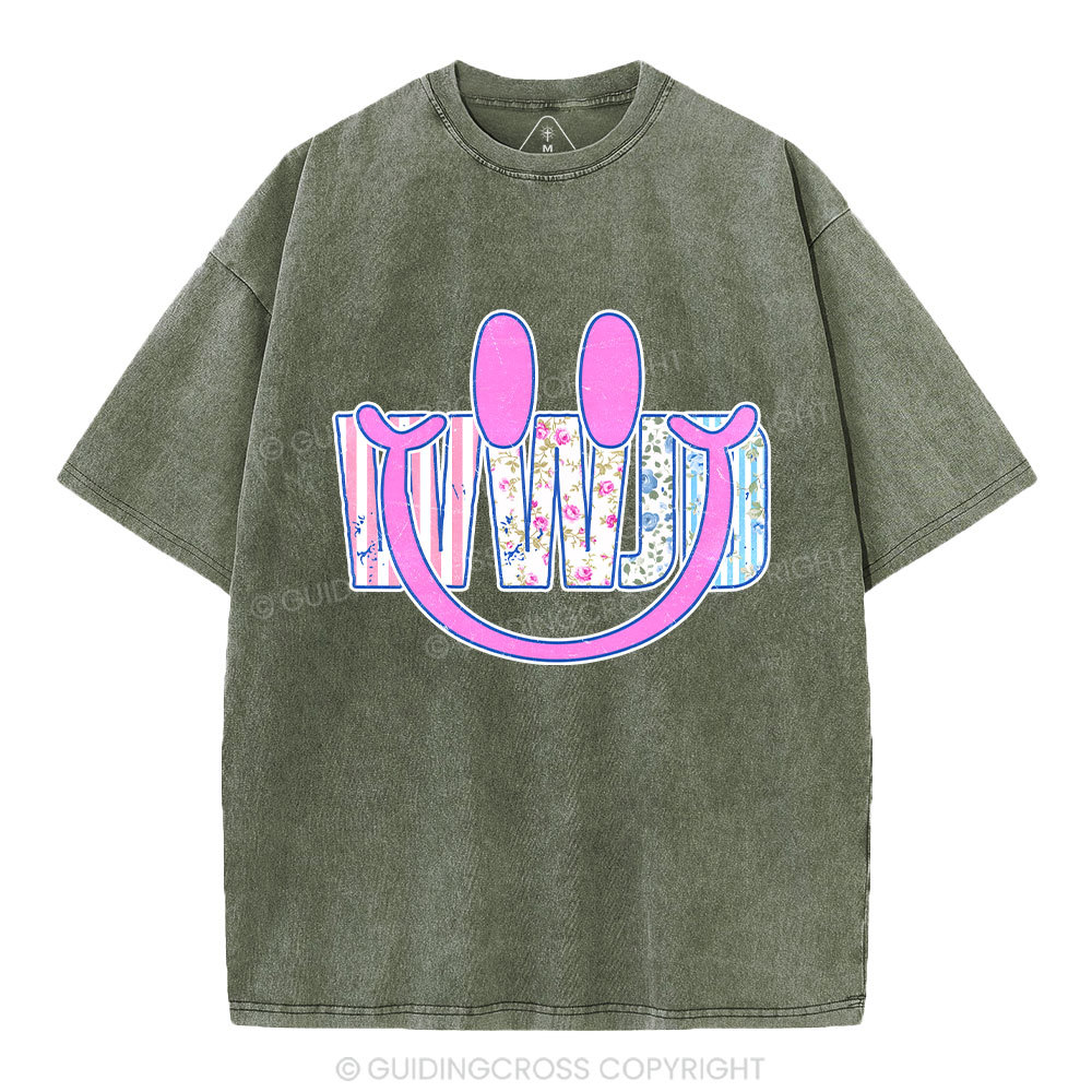 It Was Jesus All Along Christian Washed T-Shirt