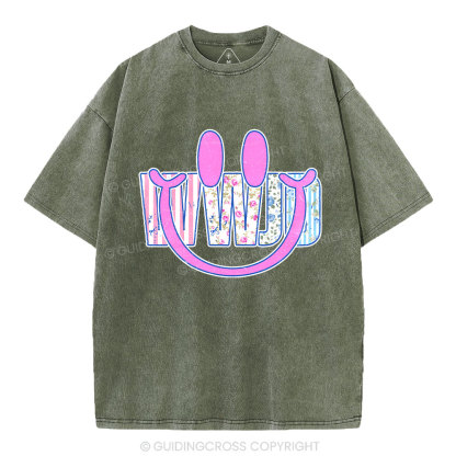 It Was Jesus All Along Christian Washed T-Shirt