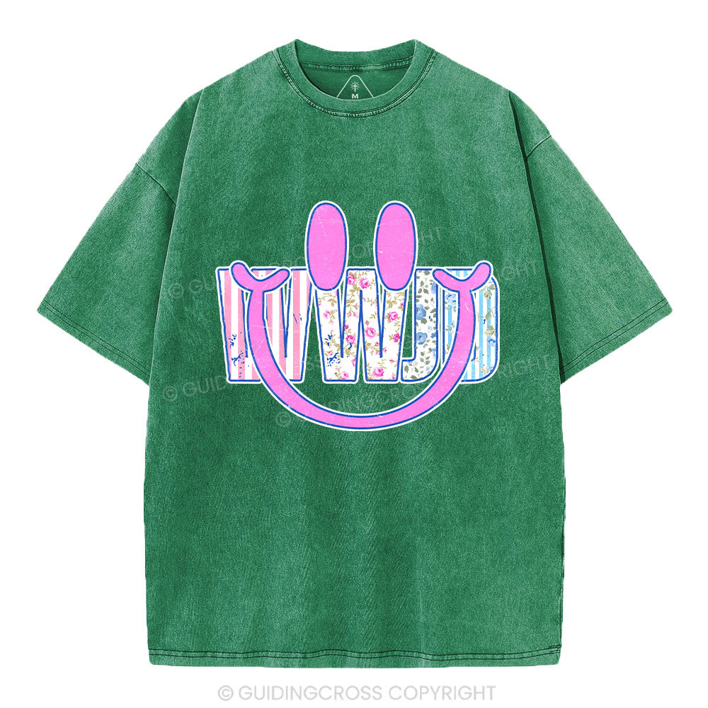 It Was Jesus All Along Christian Washed T-Shirt