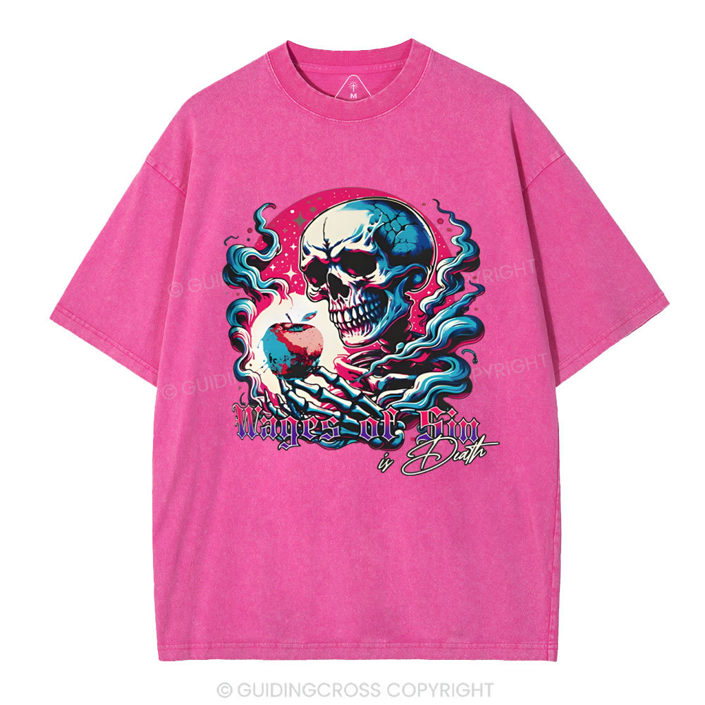 Wages Of Sin Christian  Wahsed T-Shirt