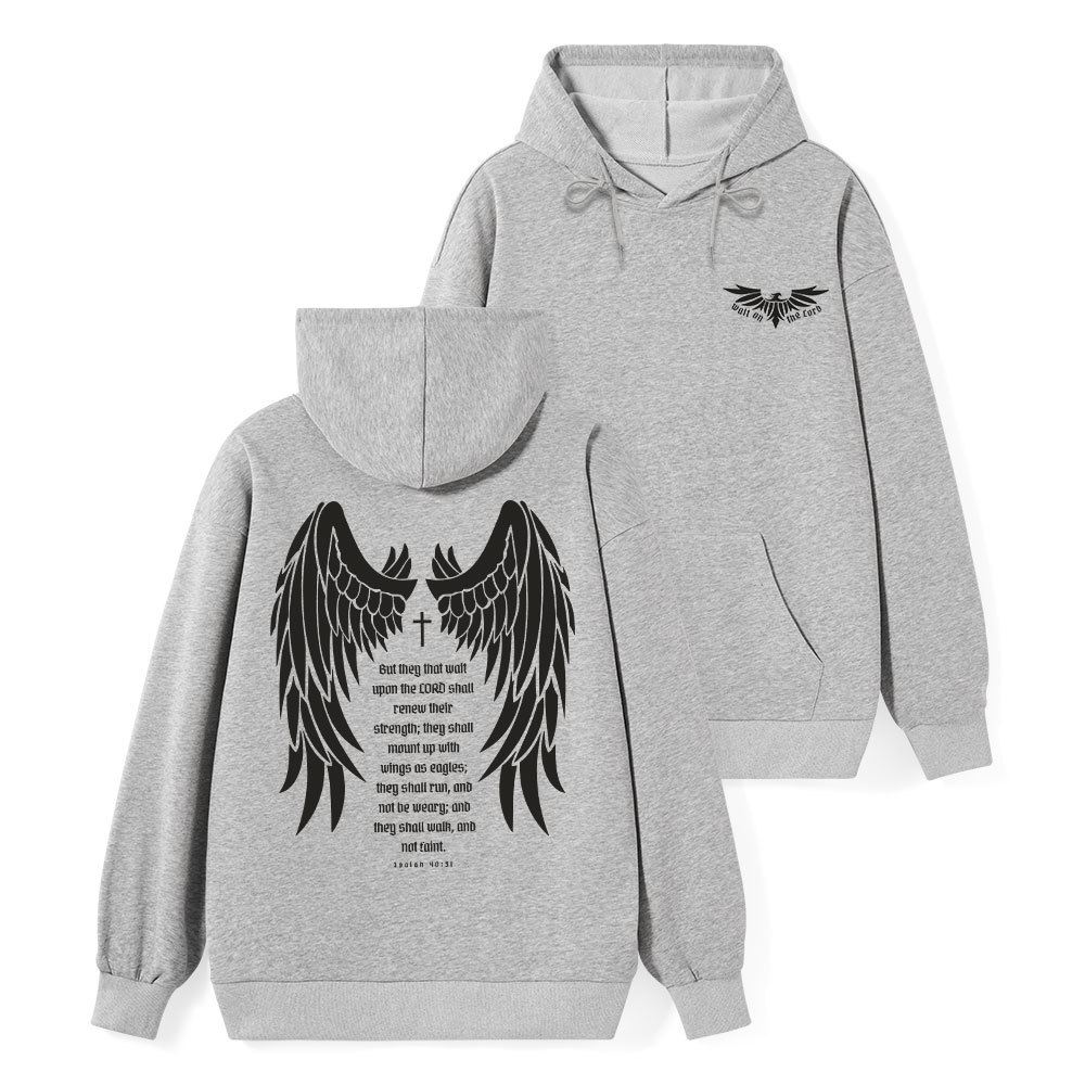 Wait On The Coro Classic Christian Hoodie