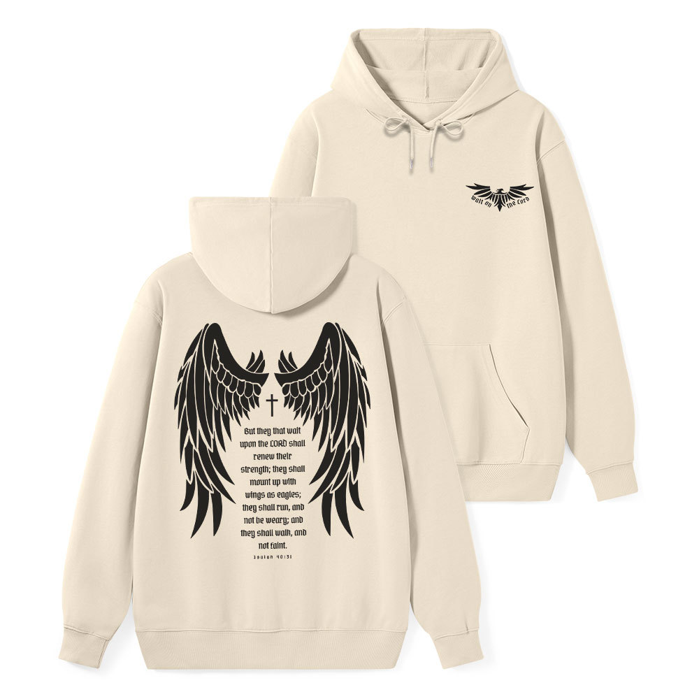 Wait On The Coro Classic Christian Hoodie