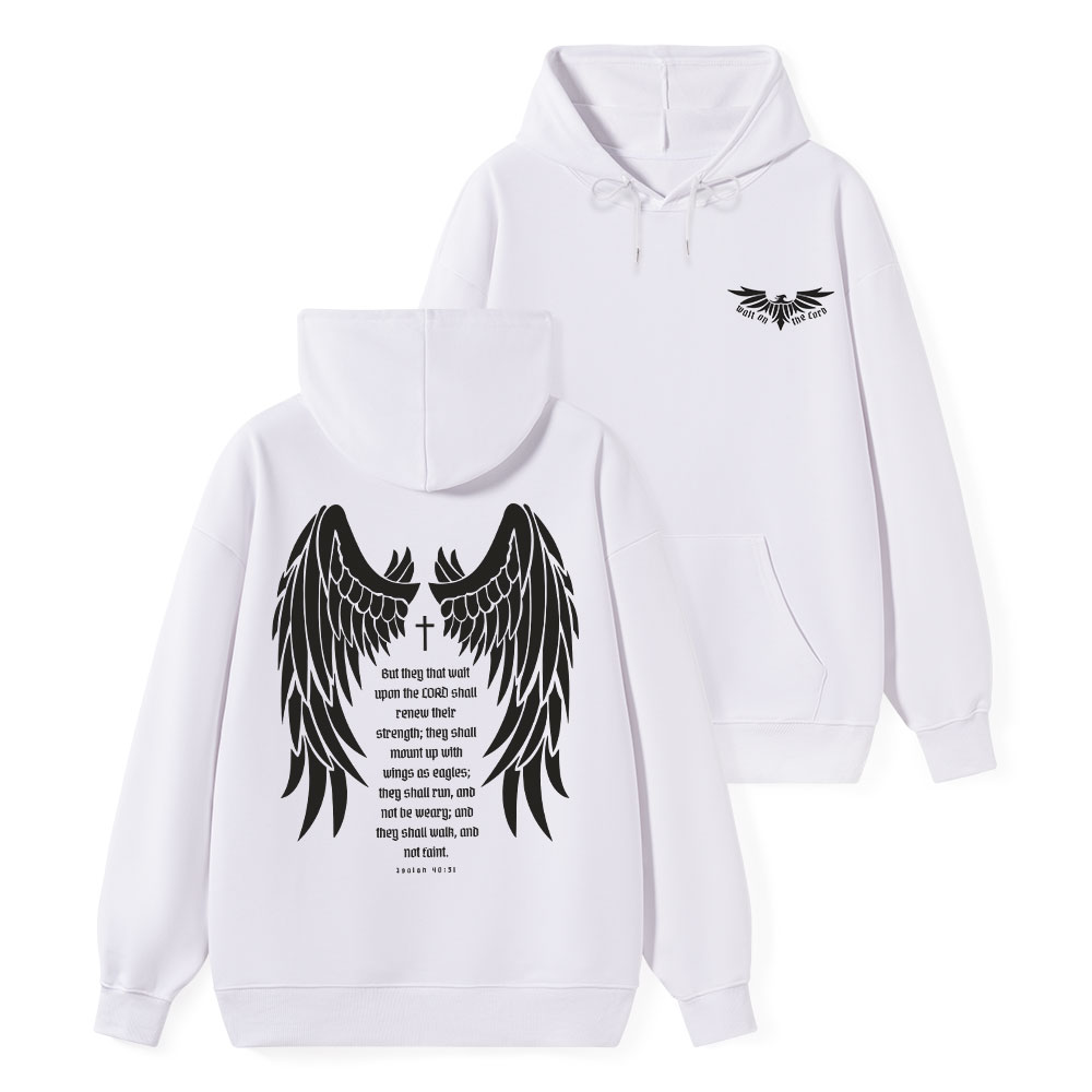 Wait On The Coro Classic Christian Hoodie