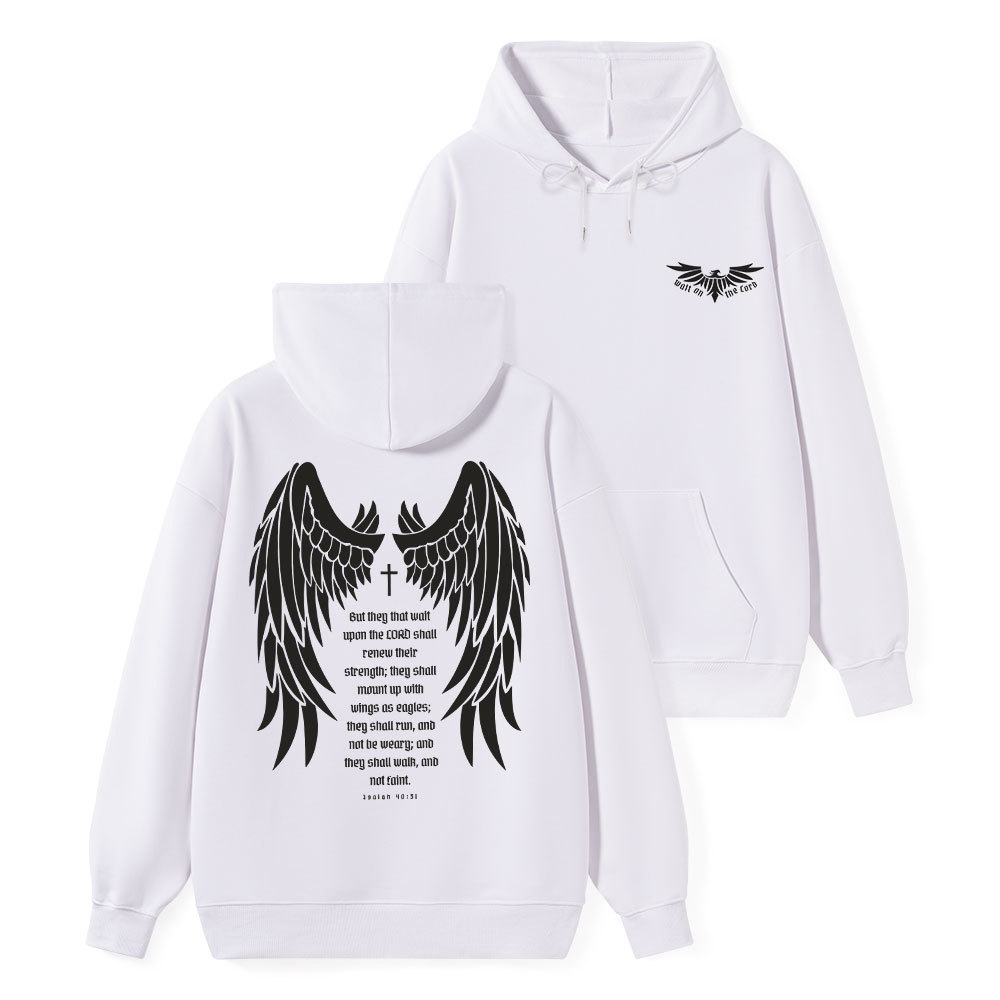 Wait On The Coro Classic Christian Hoodie