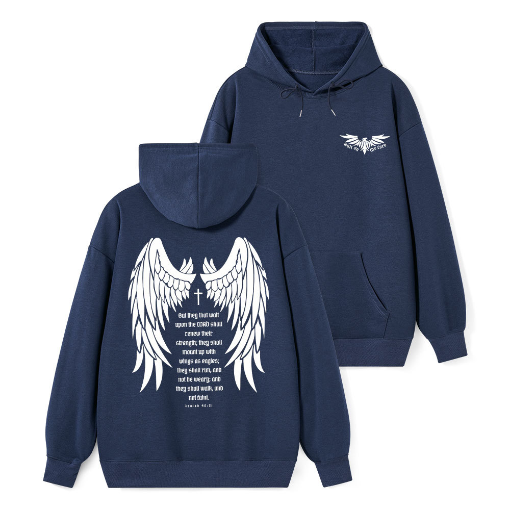 Wait On The Coro Classic Christian Hoodie