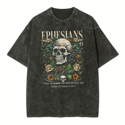 Wake Up Sleeper Chrsitian Washed T-Shirt