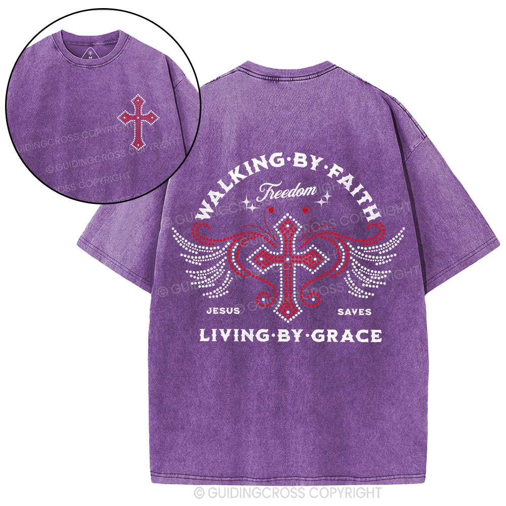 New-Sample Christian Washed T-Shirt Sale - GuidingCross
