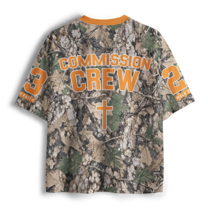 Walk By Faith Camo Christian Mesh Jersey