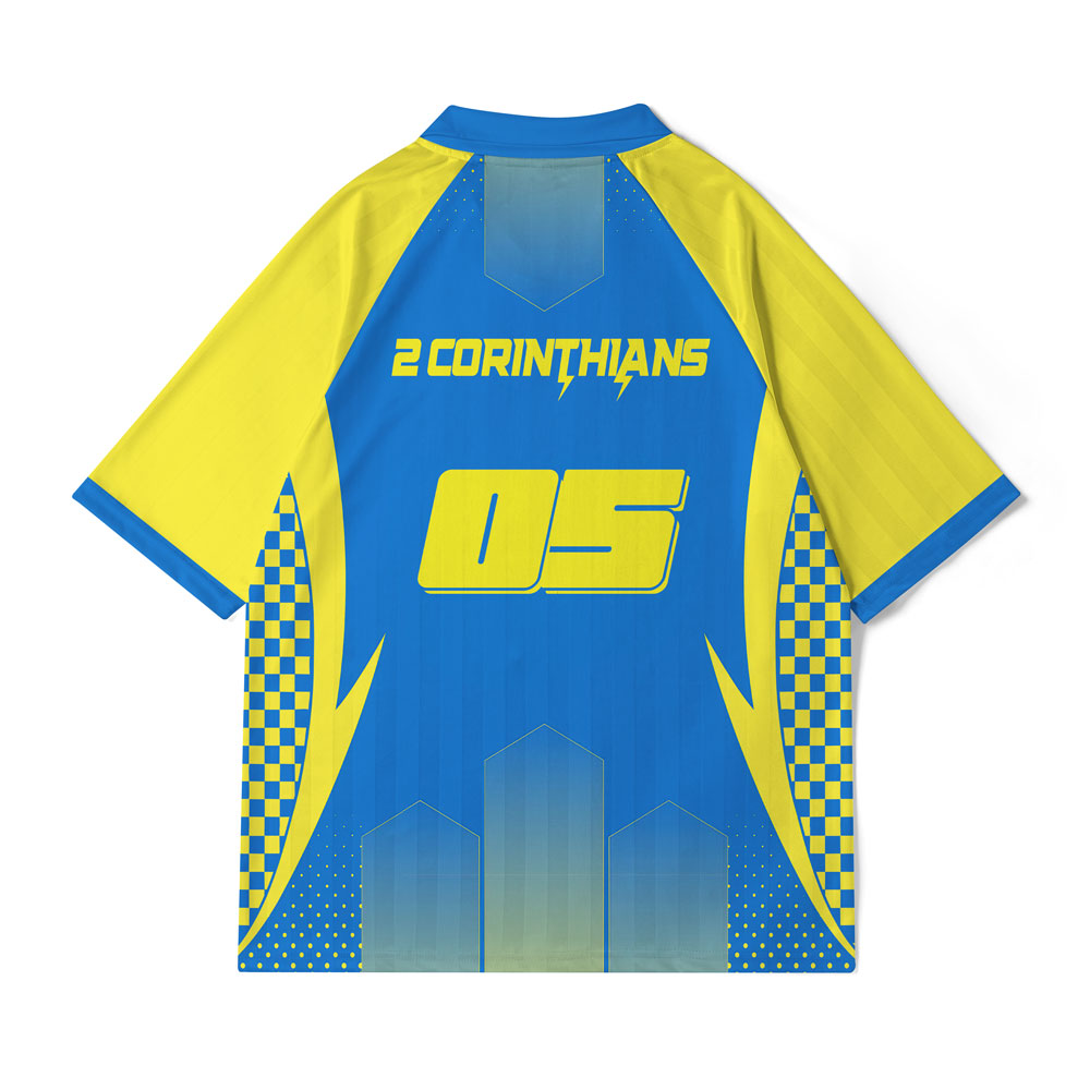 Walk By Faith Christian Collar Jersey