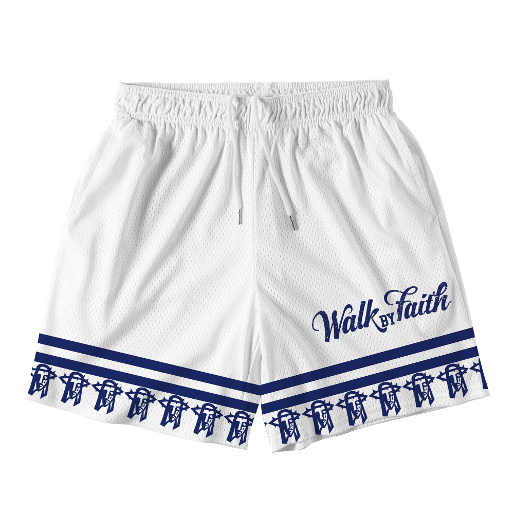 Walk By Faith Christian Mesh Shorts