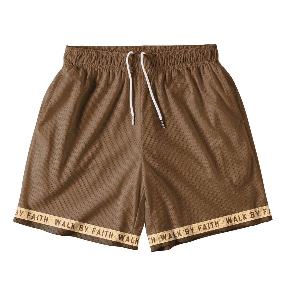 Walk By Faith Christian Mesh Shorts