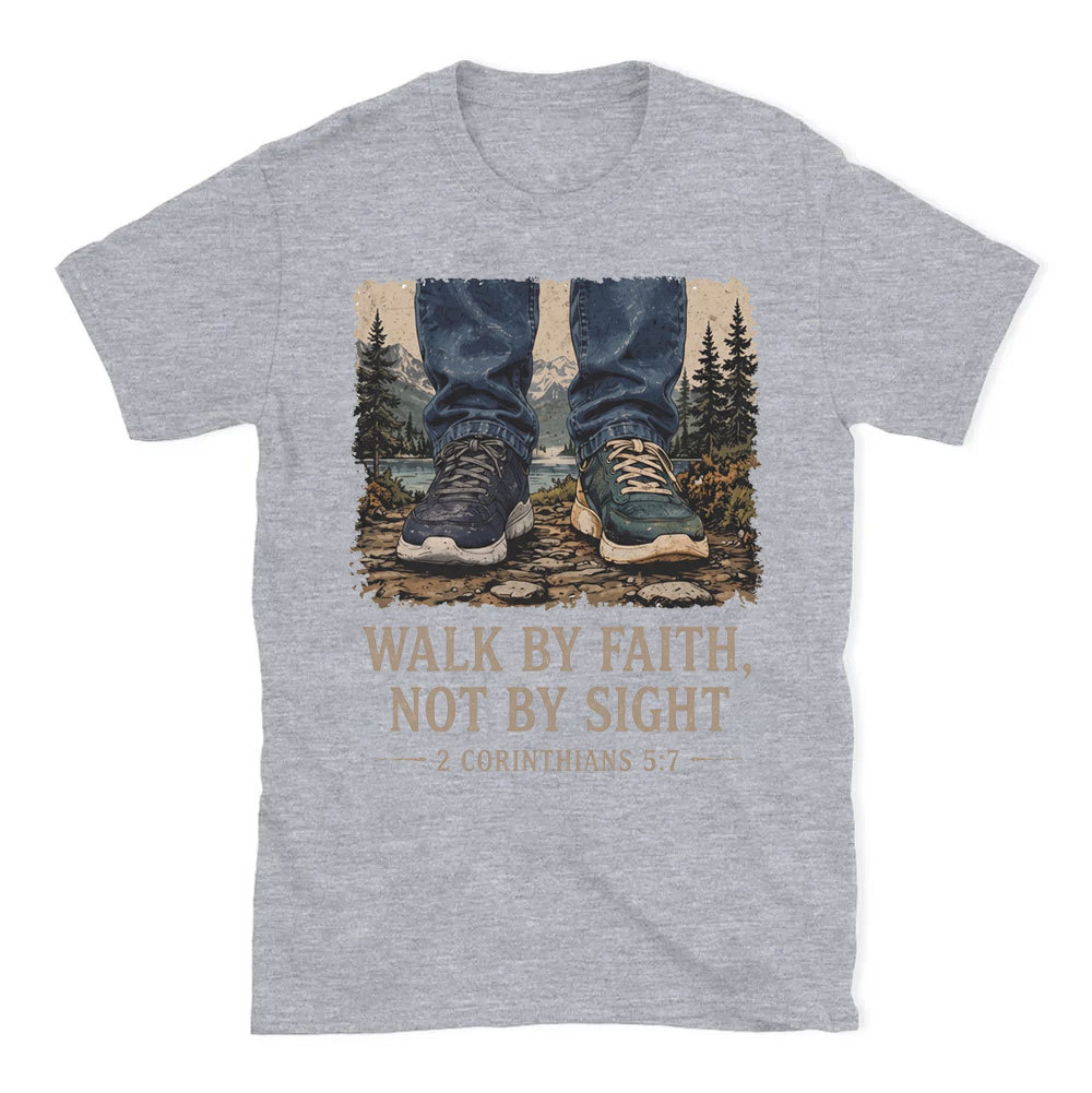 Walk By Faith Christian T-Shirt