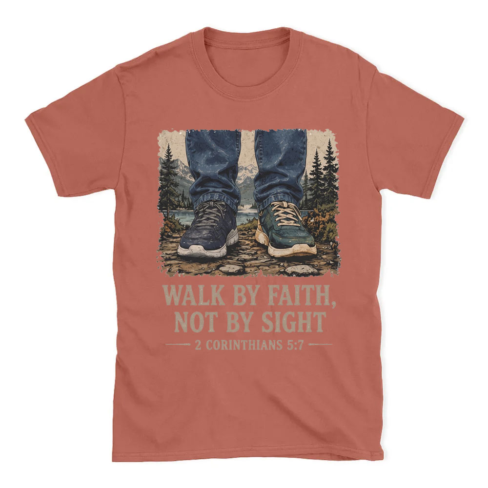 Walk By Faith Christian T-Shirt