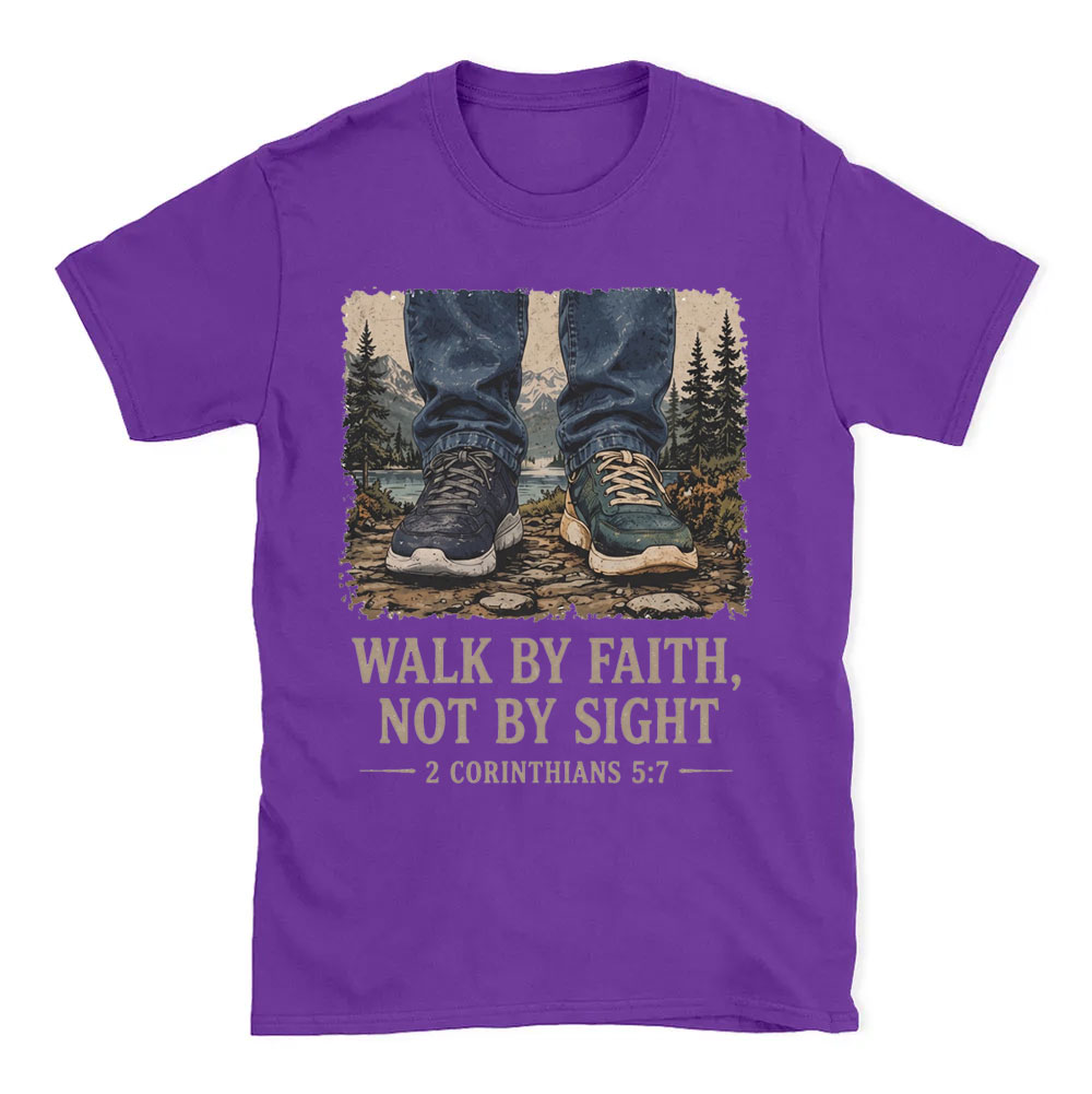 Walk By Faith Christian T-Shirt