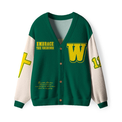 Walk By Faith Furry Christian Lightweight Cardigan