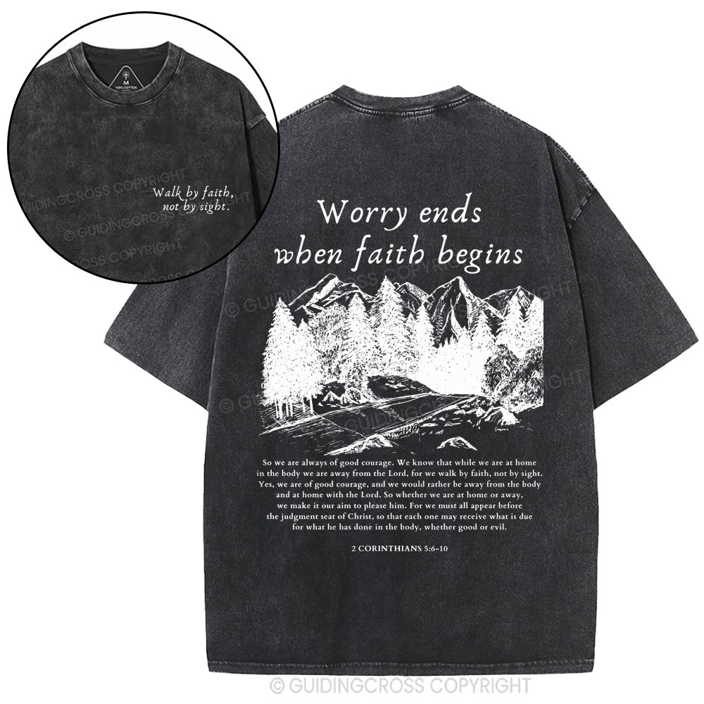 New-Sample Christian Washed T-Shirt Sale - GuidingCross