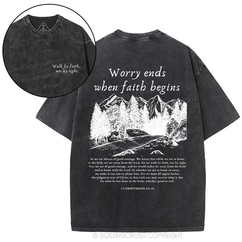 New-Sample Christian Washed T-Shirt Sale - GuidingCross