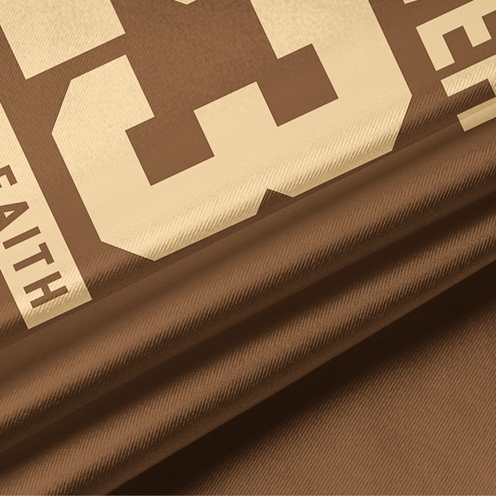 Walk By Faith Oversized Shiny V-Neck Christian Jersey & Shorts