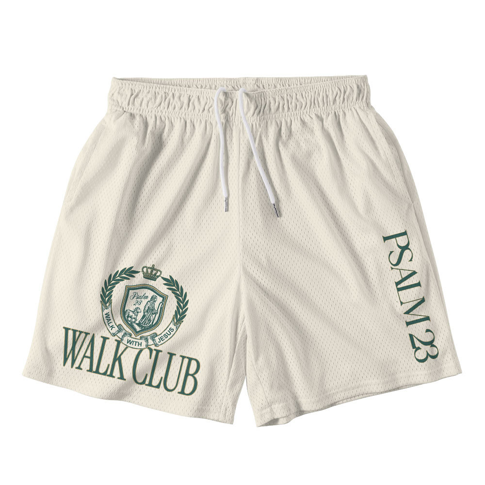 Walk In Faith Christian Mesh Shorts