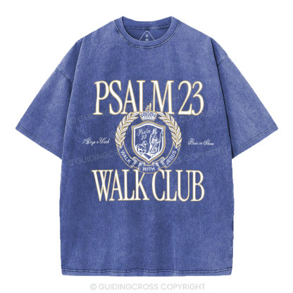 Walk With Jesus Christian Washed T-Shirt