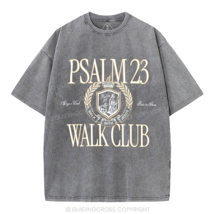 Walk With Jesus Christian Washed T-Shirt