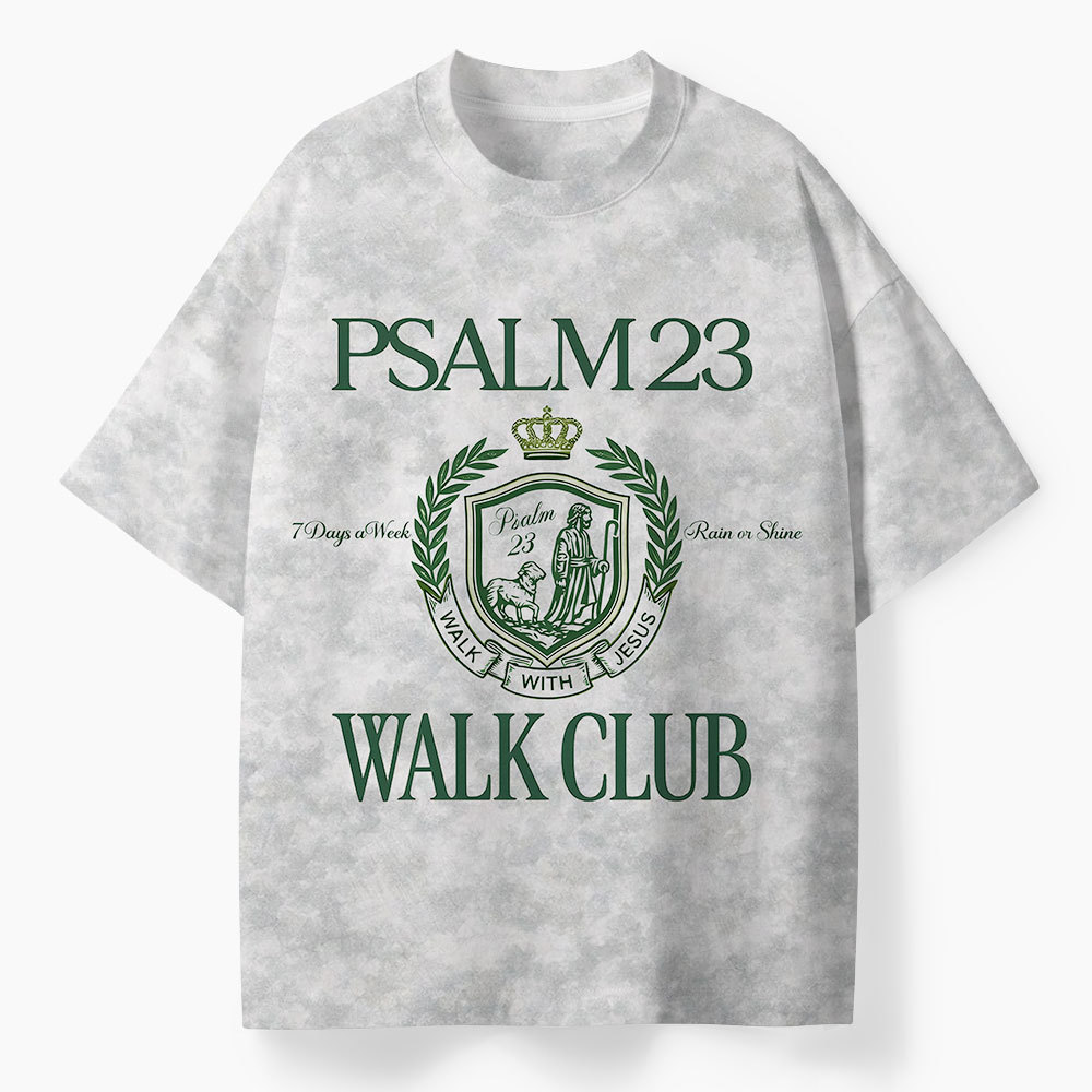 Walk With Jesus Oversized All-Over Print Christian T-Shirt