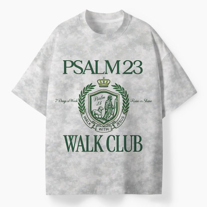 Walk With Jesus Oversized All-Over Print Christian T-Shirt