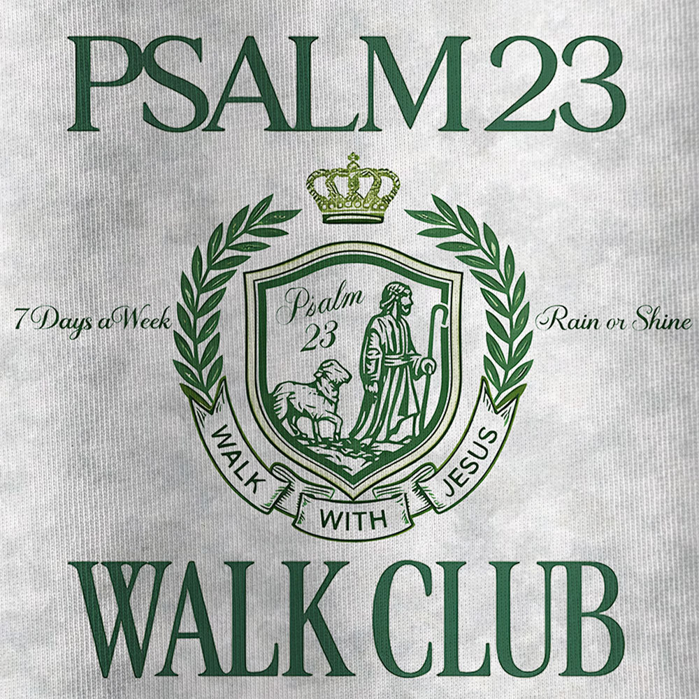 Walk With Jesus Oversized All-Over Print Christian T-Shirt