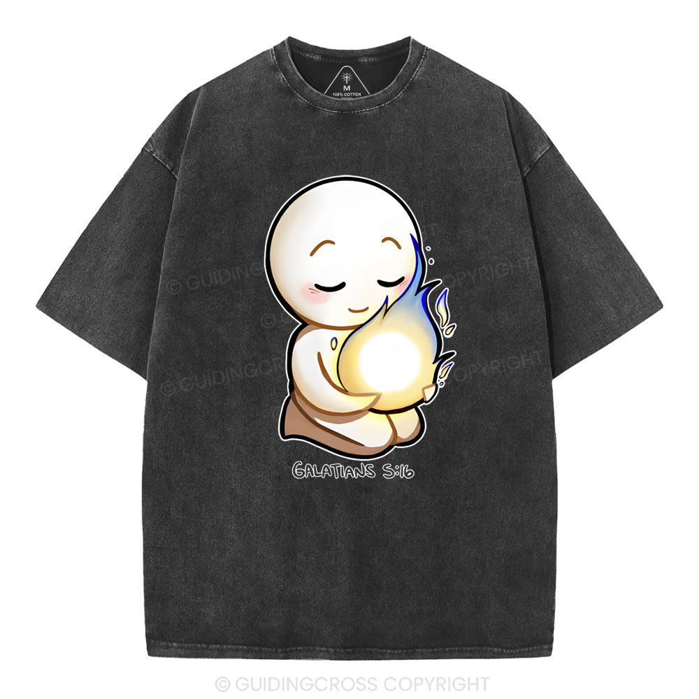 Walk in the Spirit Christian Washed T-Shirt