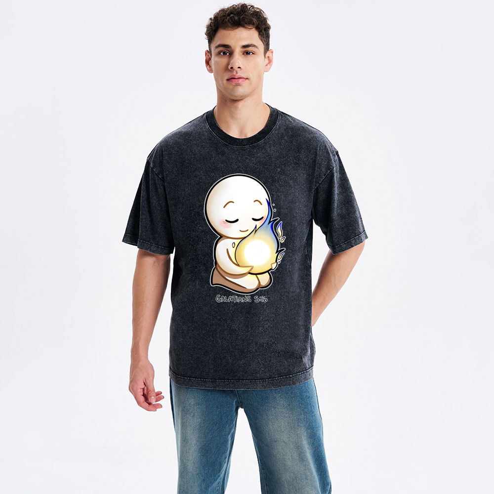 Walk in the Spirit Christian Washed T-Shirt