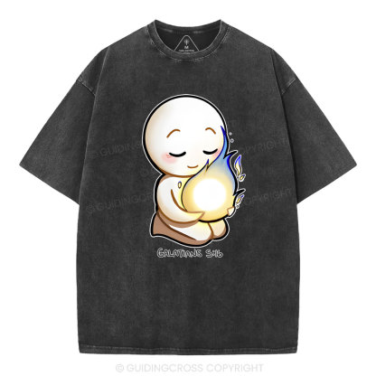 Walk in the Spirit Christian Washed T-Shirt