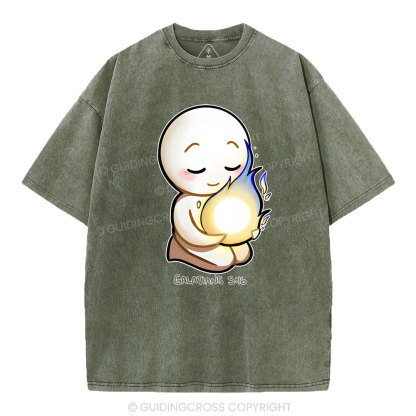 Walk in the Spirit Christian Washed T-Shirt