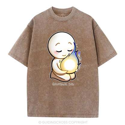 Walk in the Spirit Christian Washed T-Shirt