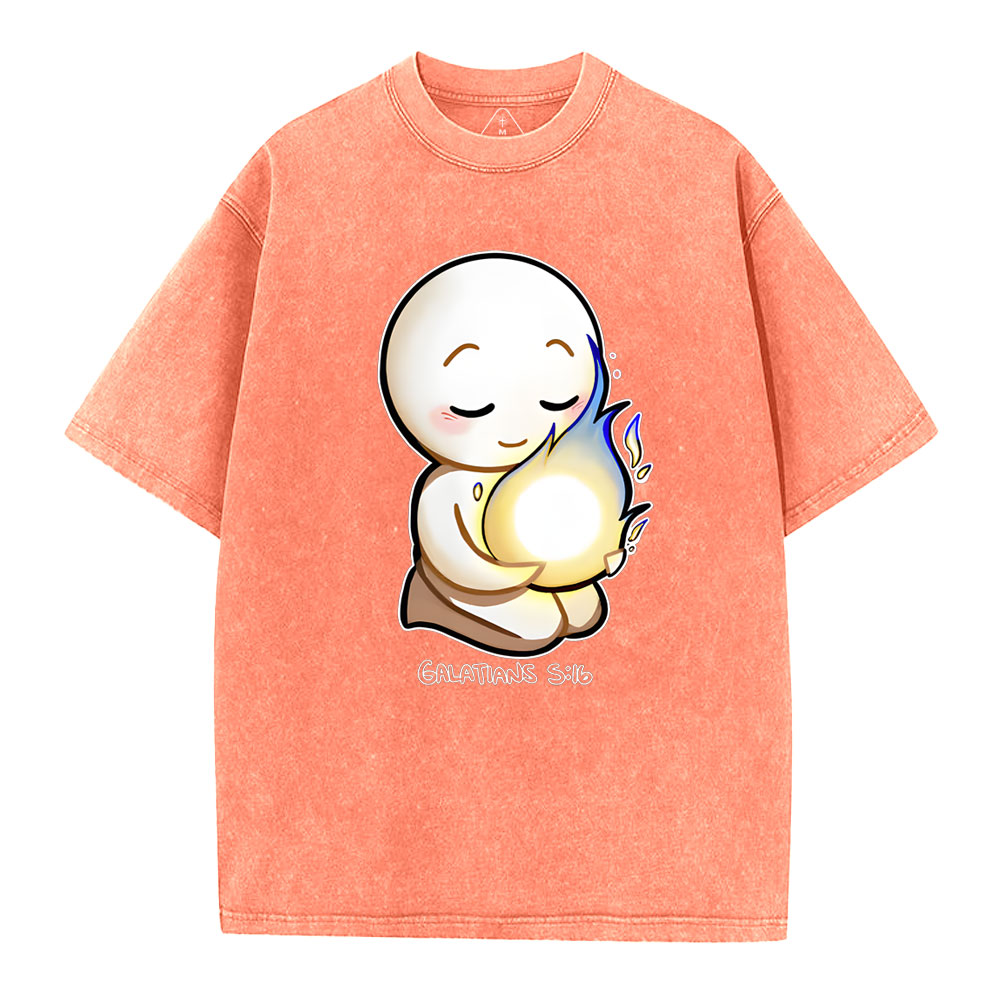 Walk in the Spirit Christian Washed T-Shirt