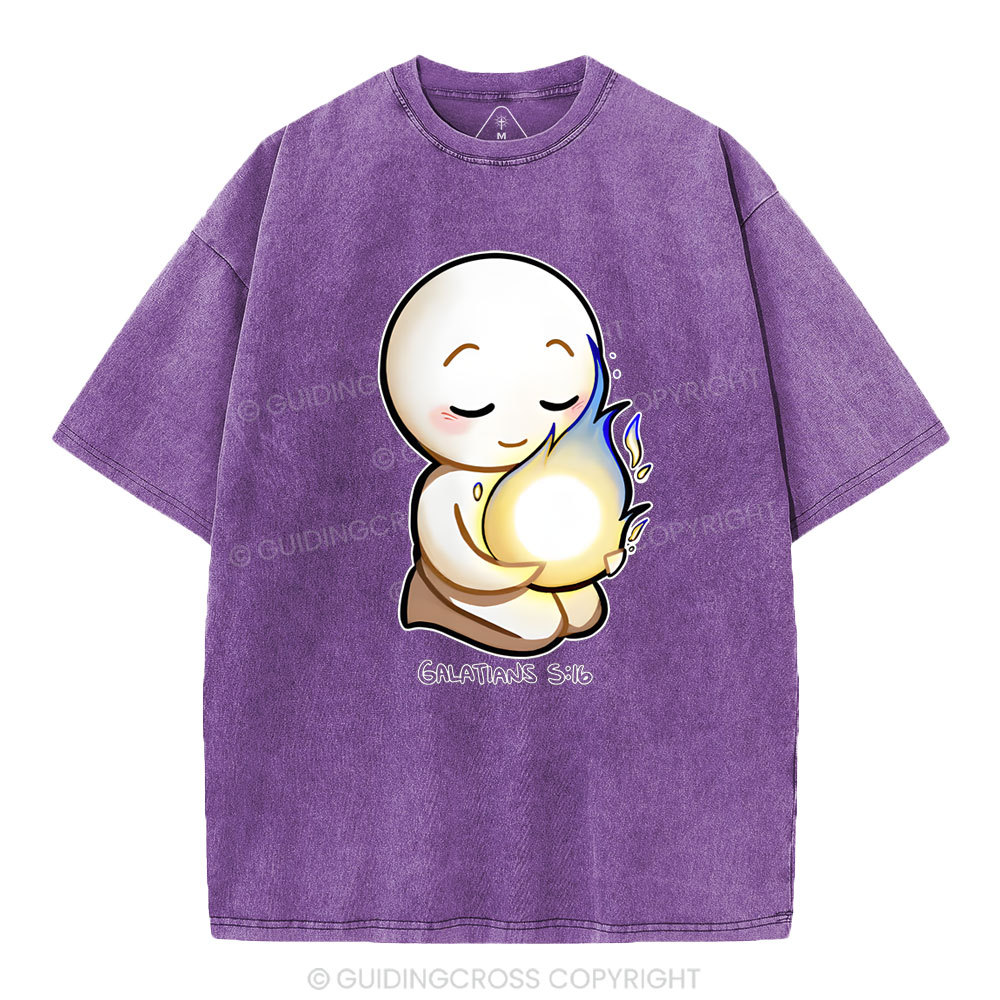 Walk in the Spirit Christian Washed T-Shirt