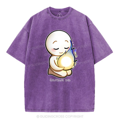 Walk in the Spirit Christian Washed T-Shirt