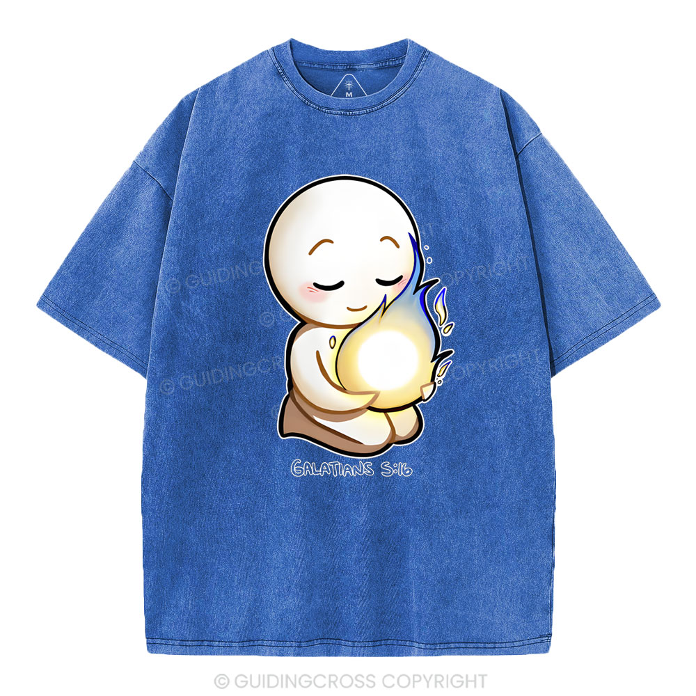 Walk in the Spirit Christian Washed T-Shirt