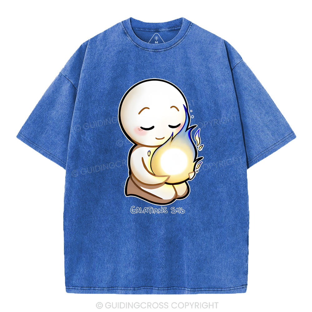 Walk in the Spirit Christian Washed T-Shirt