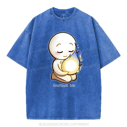 Walk in the Spirit Christian Washed T-Shirt