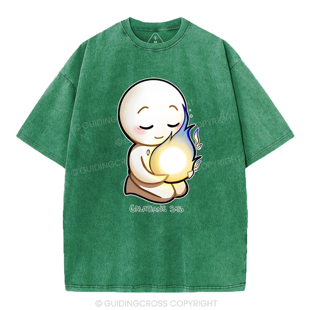 Walk in the Spirit Christian Washed T-Shirt