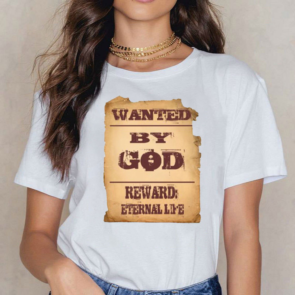 Wanted By God Reward Eternal Life Christian T-Shirt