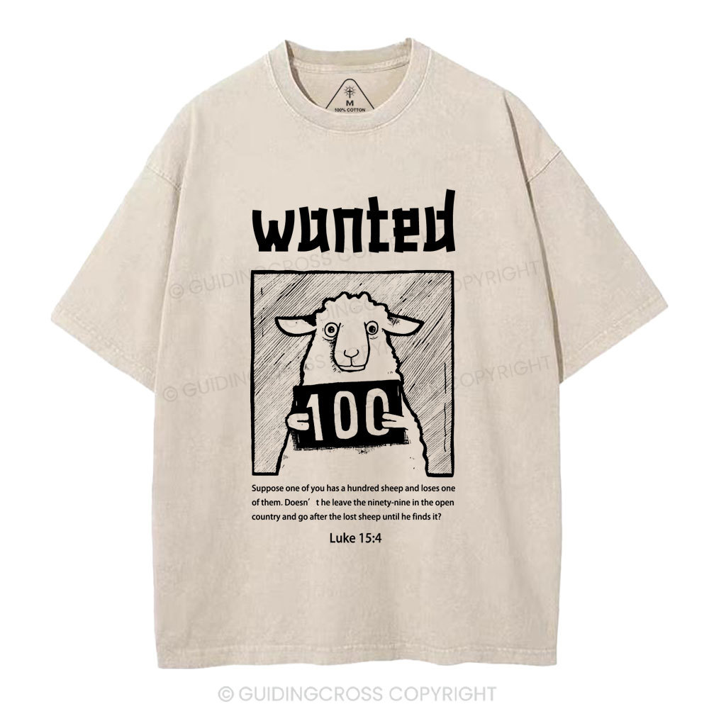 Wanted Christian Washed T-Shirt