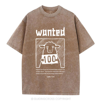 Wanted Christian Washed T-Shirt