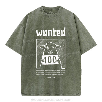 Wanted Christian Washed T-Shirt